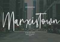 Marxistown Script Font - Featured Image
