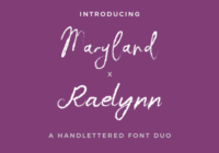 Maryland X Raelynn Duo Font - Featured Image