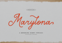 Marylona Font - Featured Image