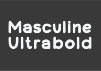 Masculine Ultrabold Font - Featured Image