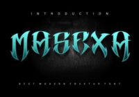 Masexa Font - Featured Image
