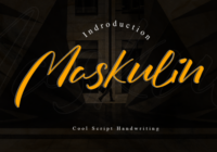 Maskulin Font - Featured Image