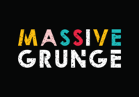 Massive Grunge Font - Featured Image