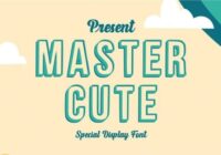 Mastercute Regular Font - Featured Image