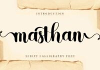 Masthan Font - Featured Image