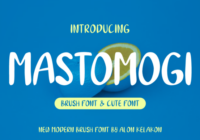 Mastomogi Font - Featured Image