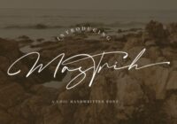 Mastrih Font - Featured Image