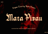 Mata Pisau Font - Featured Image