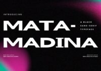 Matamadina Font - Featured Image