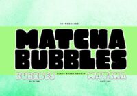 Matcha Bubbles Font - Featured Image