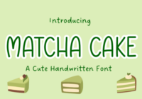 Matcha Cake Font - Featured Image