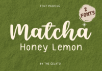 Matcha Honey Lemon Font - Featured Image