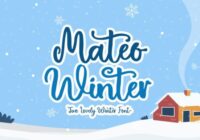 Mateo Winter Font - Featured Image