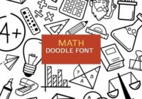 Math Doodle Font - Featured Image