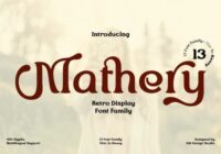 Mathery Font - Featured Image