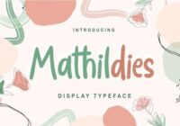 Mathildies Font - Featured Image