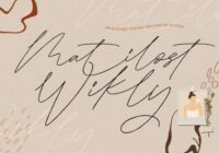Matilost Wikly Font - Featured Image