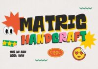 Matric Handcraft Font - Featured Image