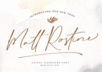Matt Rostine Font - Featured Image