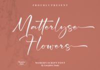 Matterlyse Flowers Font - Featured Image