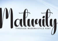 Maturity Font - Featured Image