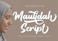 Maulidah Script Font - Featured Image