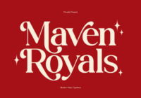 Maven Royals Font - Featured Image