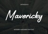 Mavericky Font - Featured Image