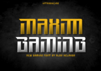 Maxim Gaming Font - Featured Image