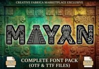 Mayan Font - Featured Image