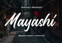 Mayashi Font - Featured Image