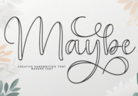 Maybe Font - Featured Image