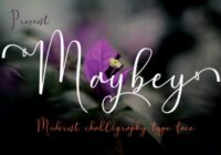 Maybey Font - Featured Image