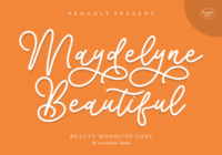 Maydelyne Beautiful Font - Featured Image