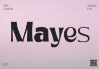 Mayes Font - Featured Image