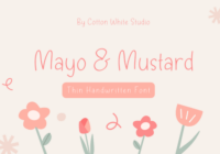 Mayo and Mustard Font - Featured Image