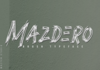 Mazdero Font - Featured Image