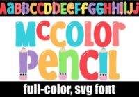 Mccolor Pencil Font - Featured Image