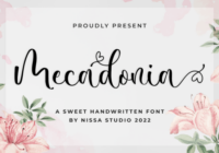 Mecadonia Font - Featured Image