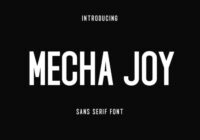 Mecha Joy Font - Featured Image