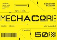 Mechacore Font - Featured Image