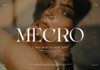 Mecro Font - Featured Image
