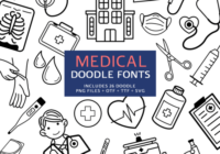 Medical Doodle Font - Featured Image