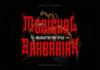 Medieval Barbarian Font - Featured Image