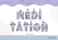 Meditation Font - Featured Image