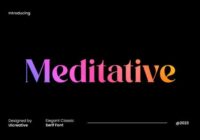 Meditative Font - Featured Image