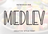 Medley Font - Featured Image