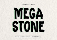 Mega Stone Font - Featured Image