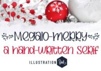 Megalo Merry Font - Featured Image