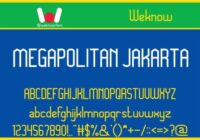 Megapolitan Jakarta Font - Featured Image